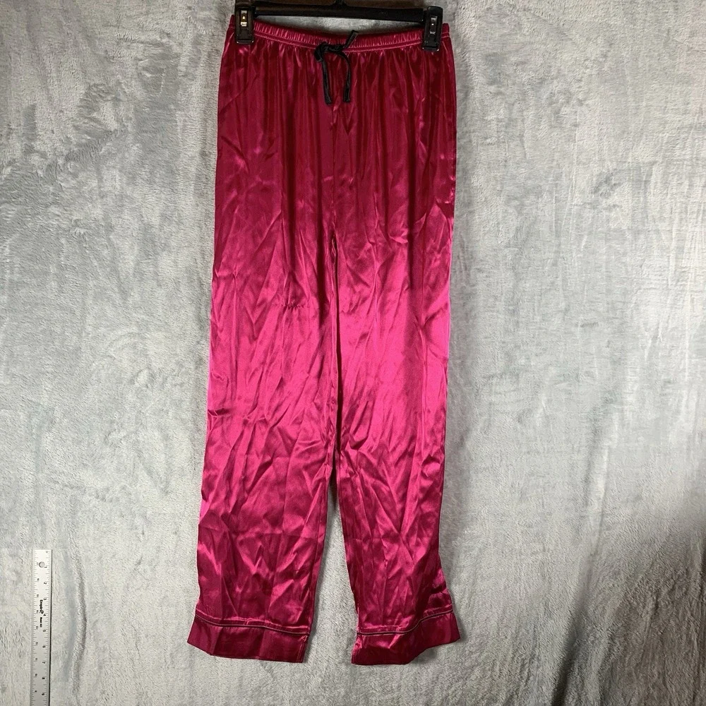 INC GIrl's Pajama Set 16 Pink Long Sleeve‎ Button Up Top Pants Drawstring